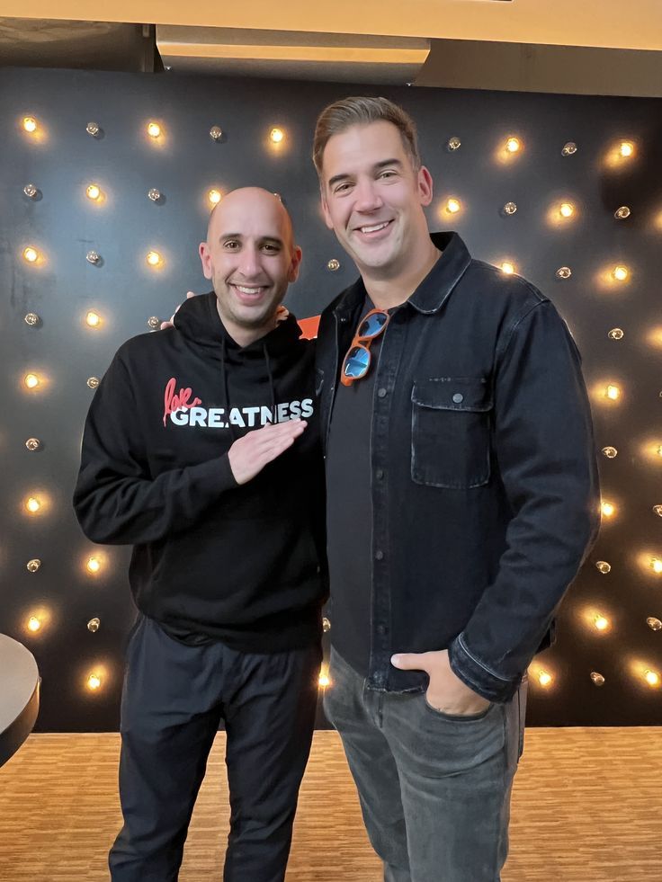 Evan Carmichael with Lewis Howes